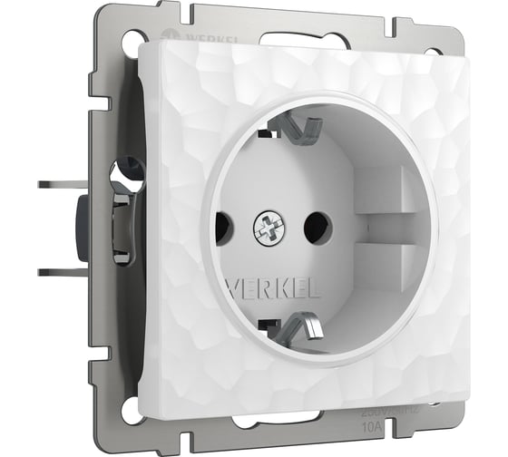 Изображение товара Розетка с заземлением и шторками WERKEL W1271101 a052020