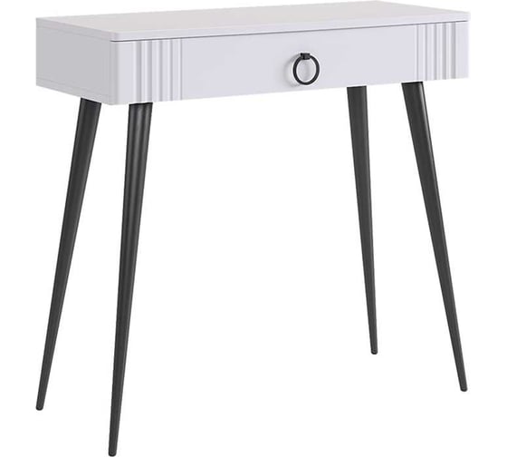 Изображение товара Туалетный столик Ева 2 без зеркала белое дерево/белый матовый TS-02.3101