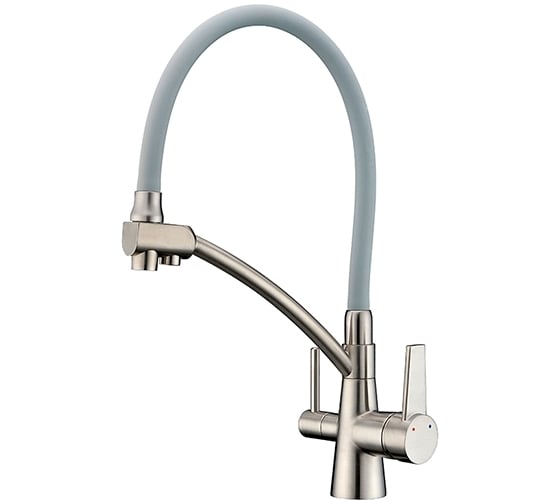 Изображение товара Смеситель для кухни FRAP GAPPO G4398 гибкий излив, с выходом для питьевого фильтра 534513