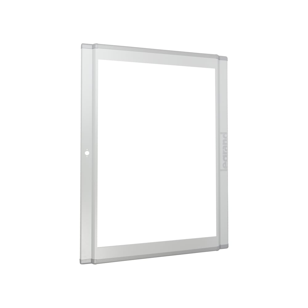 Изображение товара Дверь остекленная выгнутая Legrand XL³ 800 для шкафов 910 мм Серый/прозрачный