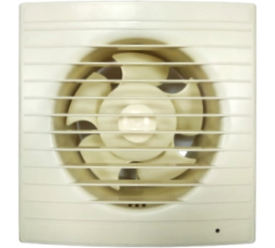 Изображение товара Вентилятор осевой, вытяжной ВИЕНТО малошумный, с таймером и датчиком влажности, с обратным клапаном, 240 м³/ч, сл. кость, шарикоподшипник 125СНК STILL ivory-B