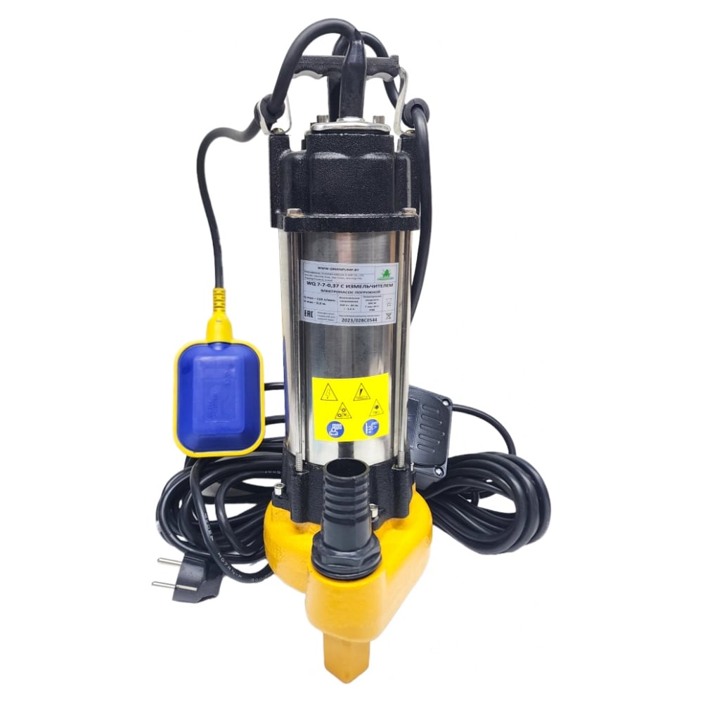 Изображение товара Погружной насос с измельчителем Greenpump 27-14-1,5 27140734