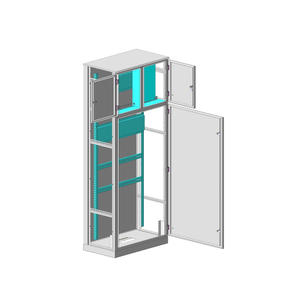 Изображение товара Корпус MULTICOLOR ВРУ-3 IP-54 600x2000x450 мм со съемными боковыми панелями