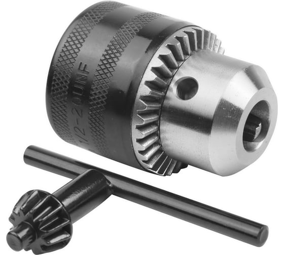 Изображение товара Патрон сверлильный ключевой, 1/2" x 20UNF, 1.5-13 мм, с ключом TOLSEN 79161