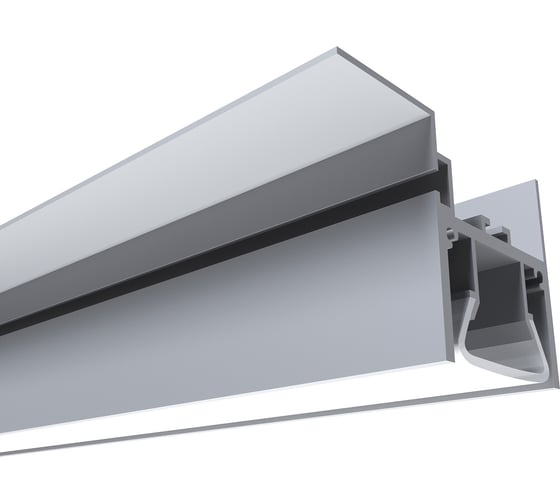 Изображение товара Профиль алюминиевый для натяжного потолка Apeyron под светодиодную ленту (крепление к потолку), 52.1х 08-54