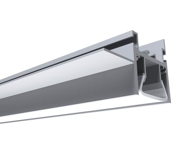 Изображение товара Профиль алюминиевый для натяжного потолка Apeyron под светодиодную ленту (крепление к стене), 52.1x35 08-55