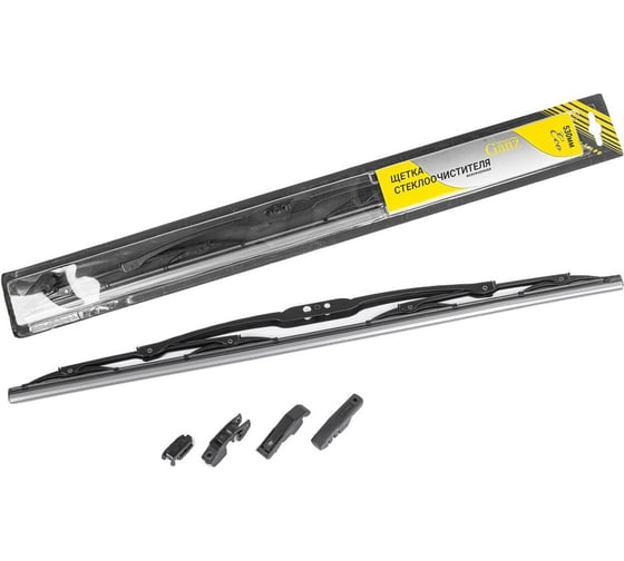 Изображение товара Щетка стеклоочистителя Ganz ECO 530mm (4 адаптера) GIS01007