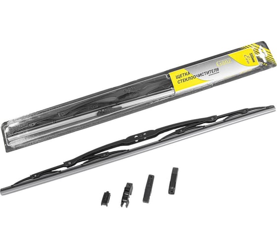 Изображение товара Щетка стеклоочистителя Ganz ECO 550mm (4 адаптера) GIS01008