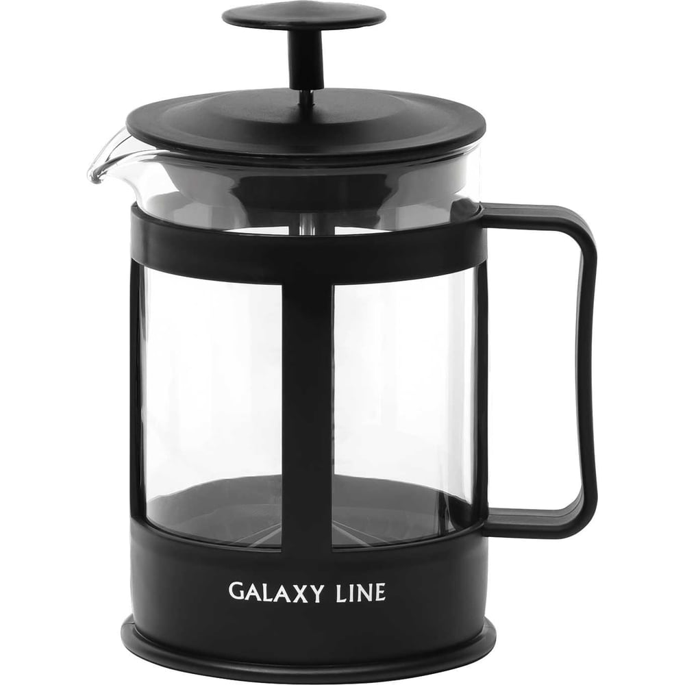 Изображение товара Френч-пресс Galaxy LINE GL9307 850 мл жаропрочное стекло пластиковый корпус