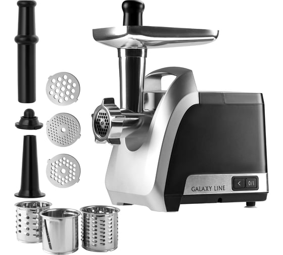 Изображение товара Мясорубка электрическая Galaxy LINE GL 2423, черный, 2200 Вт, 7020424230