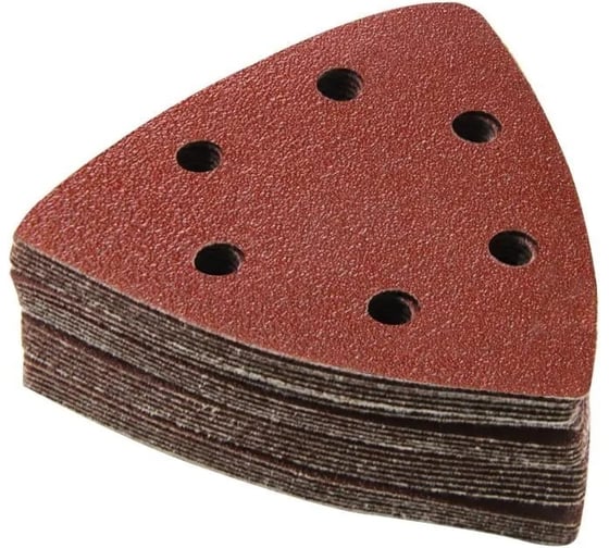 Изображение товара Набор шлифовальных листов дельтавидных, 90 мм, Р120, 100 шт Vitatools T-P120-90-100-6