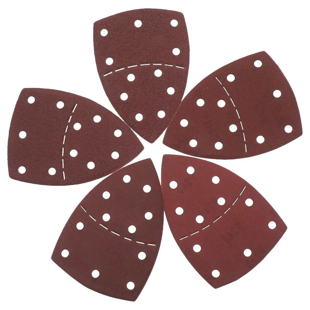 Изображение товара Треугольный шлифовальный лист 150 мм, Р100, 100 шт Vitatools T-P100-150-100-11