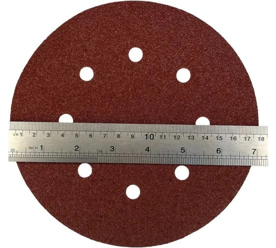 Изображение товара Шлифовальные круги 180 мм для жирафа, Р40, 30 шт Vitatools R-180-P40-30-8