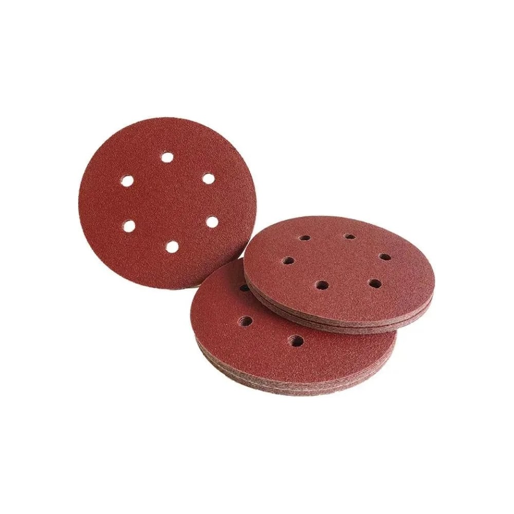 Изображение товара Шлифовальные круги 225 мм 6 отверстий R600 100 шт Vitatools R-225-P600-100-6