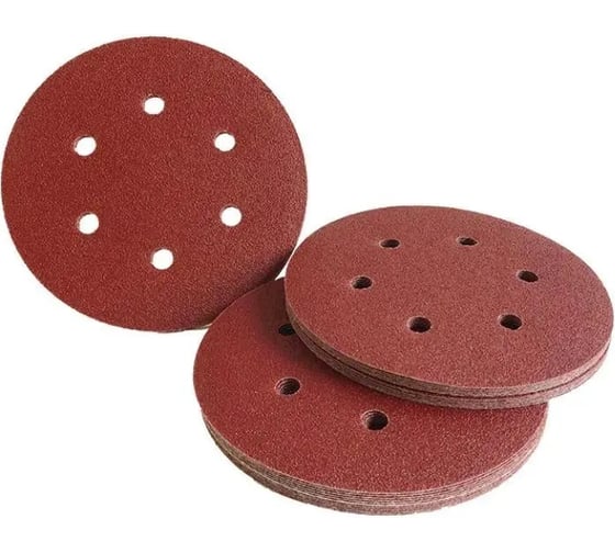 Изображение товара Шлифовальные круги 225 мм, 6 отверстий Р600, 100 шт Vitatools R-225-P600-100-6