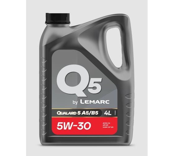 Изображение товара Моторное синтетическое масло Lemarc by QUALARD 5 A5/B5 5W30, канистра 4 л 12750501