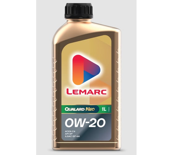 Изображение товара Моторное синтетическое масло Lemarc QUALARD NEO 0W20, канистра 1 л 11700301