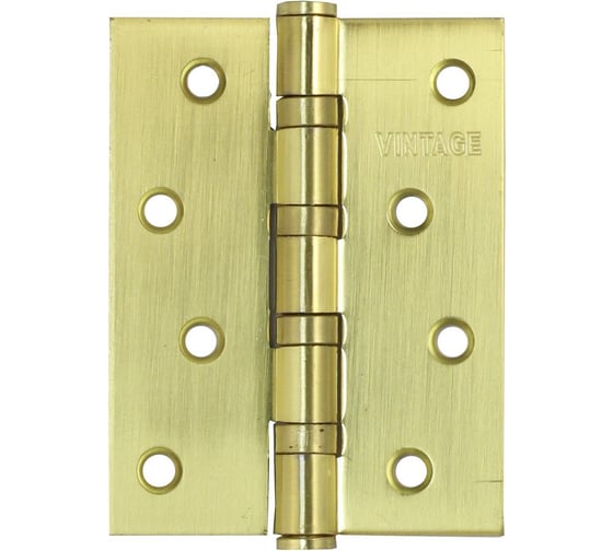 Изображение товара Петля универсальная Вантаж 100х75х3 сатин золото B4-SG