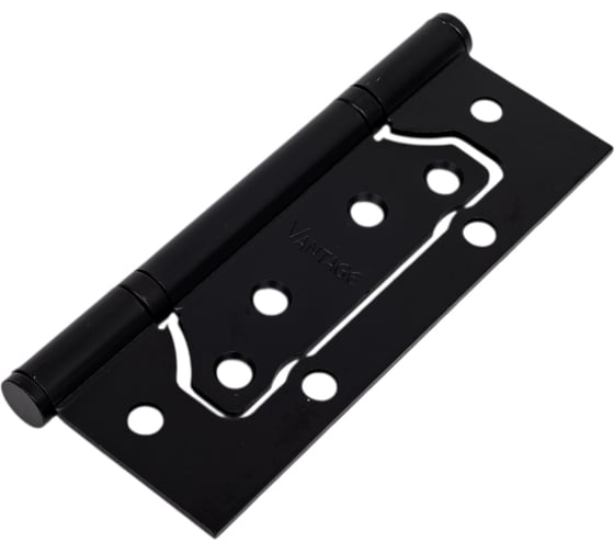 Изображение товара Петля без врезки, 125x75x2.5 мм, черный Vantage B2-BL