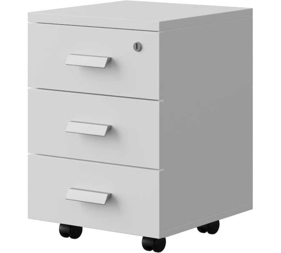 Изображение товара Тумба выкатная с замком Альянс мебель 430x450x610 ТМ Белый