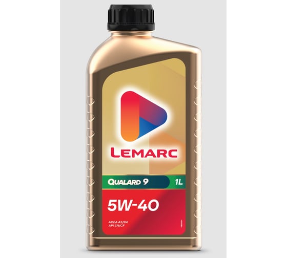 Изображение товара Моторное синтетическое масло Lemarc QUALARD 9 5W40, канистра 1 л 11780301