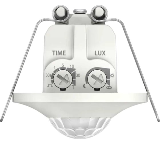 Изображение товара Датчик движения Theben ThePiccola S360-100 DE WH, зона 8 м, 1 канал, врезной, IP44 сенсор, IP20 блок питания, белый 1060200