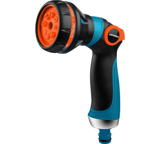Изображение товара Поливочный пистолет с регулятором напора GRINDA PROLine S-8, 8 режимов 429100