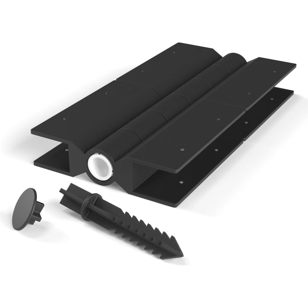 Комплект стыковочных элементов для грядок и клумб Еврогрядка 300x30, 4 шт (черн.) 5470