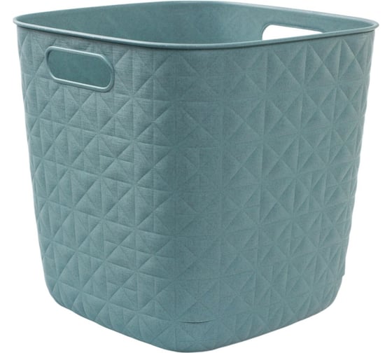 Изображение товара Корзина квадратная CURVER SOFTEX Q голубая 15 л 00573-Z69-00