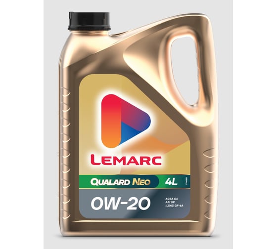 Изображение товара Моторное синтетическое масло Lemarc QUALARD NEO 0W20, канистра 4 л 11700501