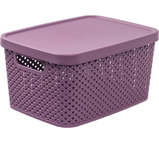 Изображение товара Коробка для хранения HOBBY LIFE DIAMOND фиолетовая XS 3.5 л с крышкой HL041259DL