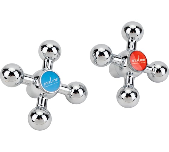 Изображение товара Маховик mixline крест ML07 металл, блистер, пара, 24 шлица 526781