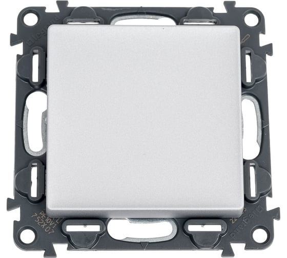 Изображение товара Переключатель промежуточный Legrand Valena LIFE 10АХ 250В С лицевой панелью Винтовые зажимы Алюминий 752607