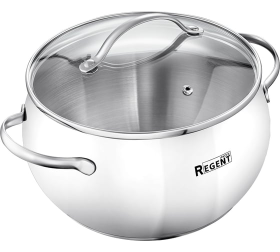 Изображение товара Кастрюля Regent inox 5.5л/22см с крышкой Linea APPLE B (индукция) 93-B-13