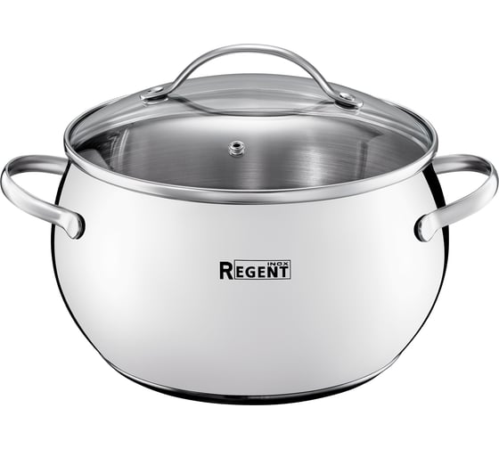 Изображение товара Кастрюля Regent inox 2л/16см с крышкой Linea APPLE B (индукция) 93-B-8