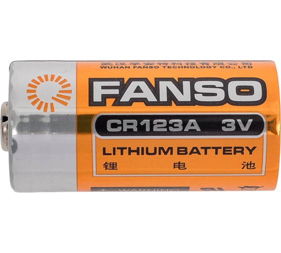 Изображение товара Батарея FANSO диоксид марганцевая (Li-MnO2) CR123A/S 2303910