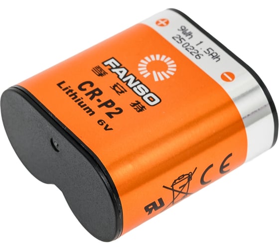 Изображение товара Батарея FANSO диоксид марганцевая (Li-MnO2) CR-P2 3924954