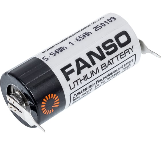 Изображение товара Батарея FANSO тионил-хлоридная (Li-SOCl2) ER14335H/2PT 2721027