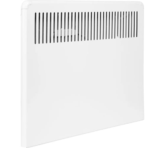 Изображение товара Конвектор с механическим термостатом Legrand Lamken мощность 500Вт с вертикальной решеткой и кабелем 1.8м, белый 230502