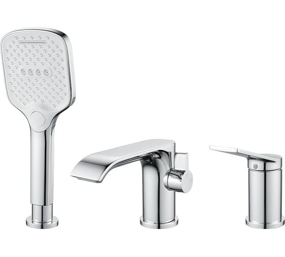 Изображение товара Встроенный смеситель на борт ванны Shevanik 3 в 1 S4112