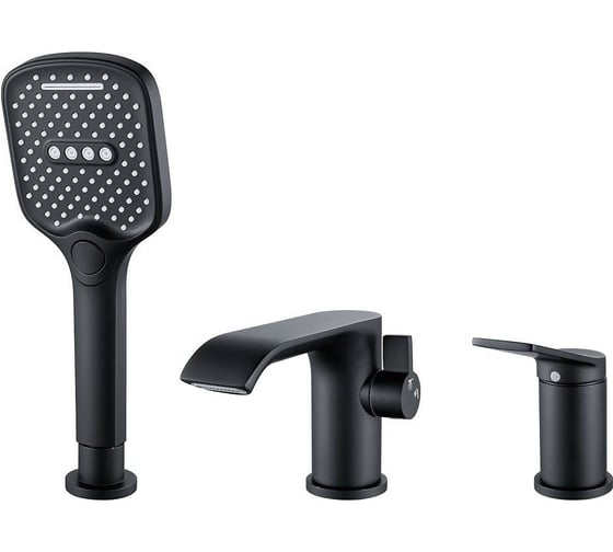 Изображение товара Встроенный смеситель на борт ванны Shevanik 3 в 1 S4112H