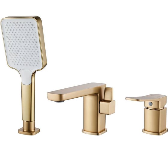 Изображение товара Встроенный смеситель на борт ванны SHEVANIK 3 в 1 S9912G