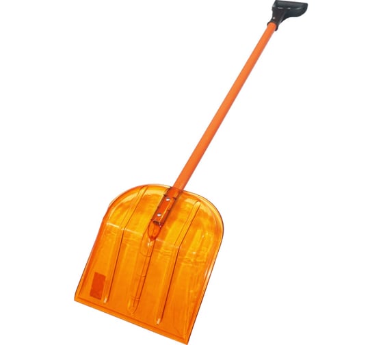 Изображение товара Лопата Polyagro "ПОЛИМИНИ" поликарбонат алюминиевый черенок, v- ручка, 340x385мм 8025694