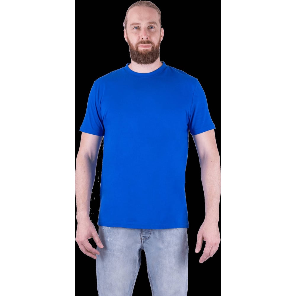 Изображение товара Футболка ГК Спецобъединение васильковая, короткий рукав, 100% хлопок, L