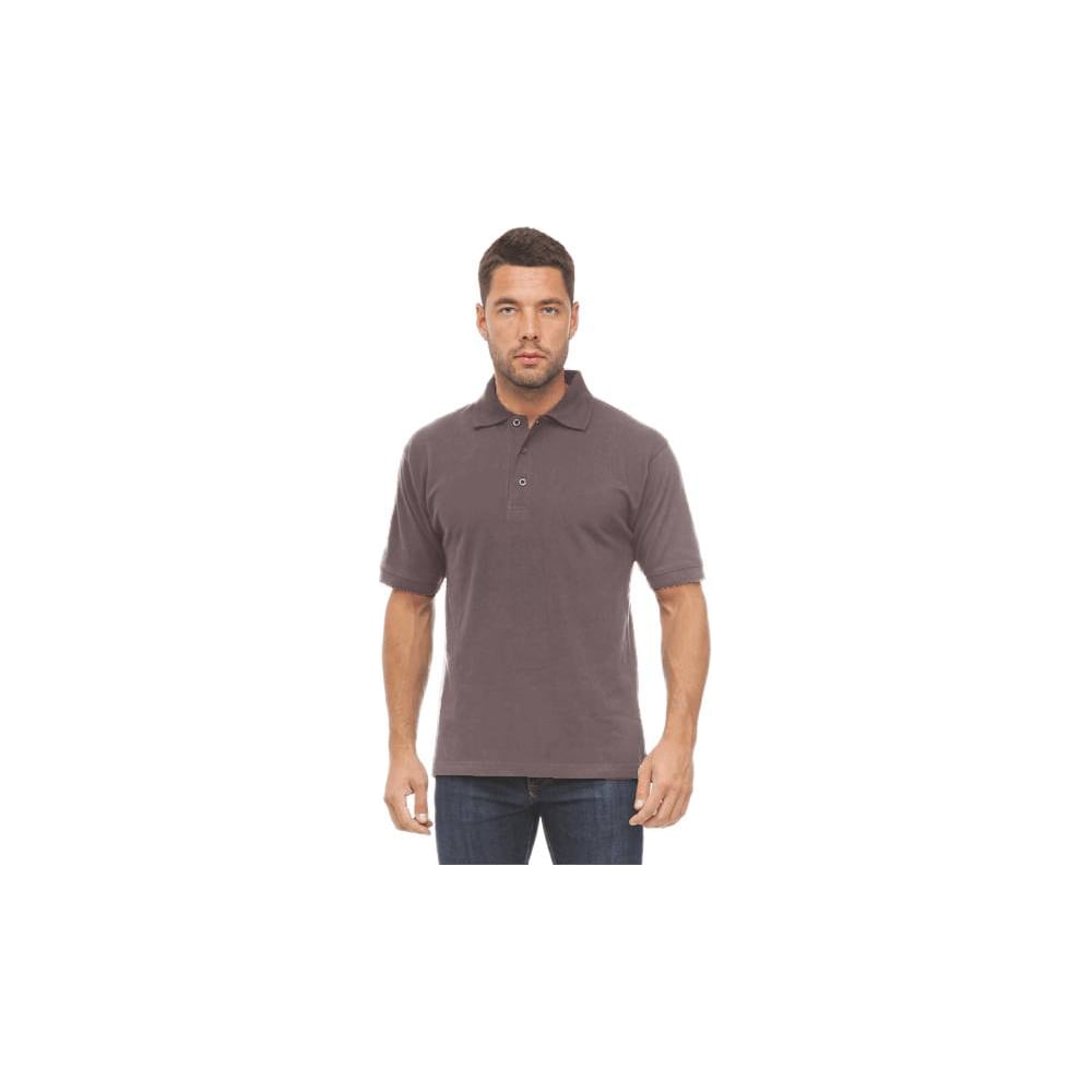 Изображение товара Рубашка Поло Stark Cotton серого цвета 3XL из 100% хлопка для повседневной носки