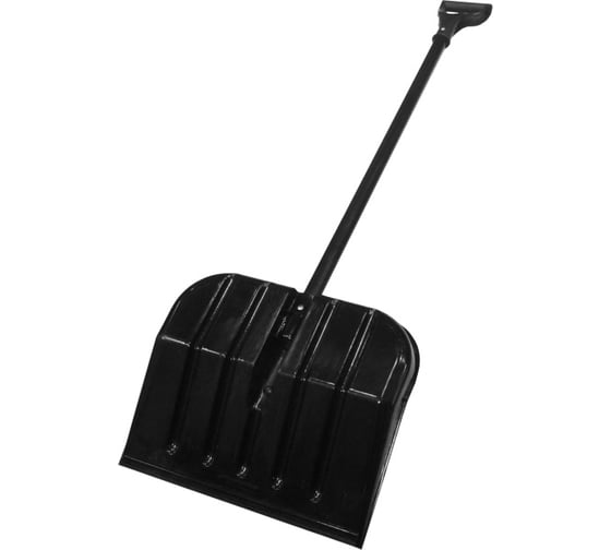 Изображение товара Лопата Polyagro "ПОЛИЭКО" поликарбонат, алюминиевый черенок, v- ручка 450x390 мм  8025692