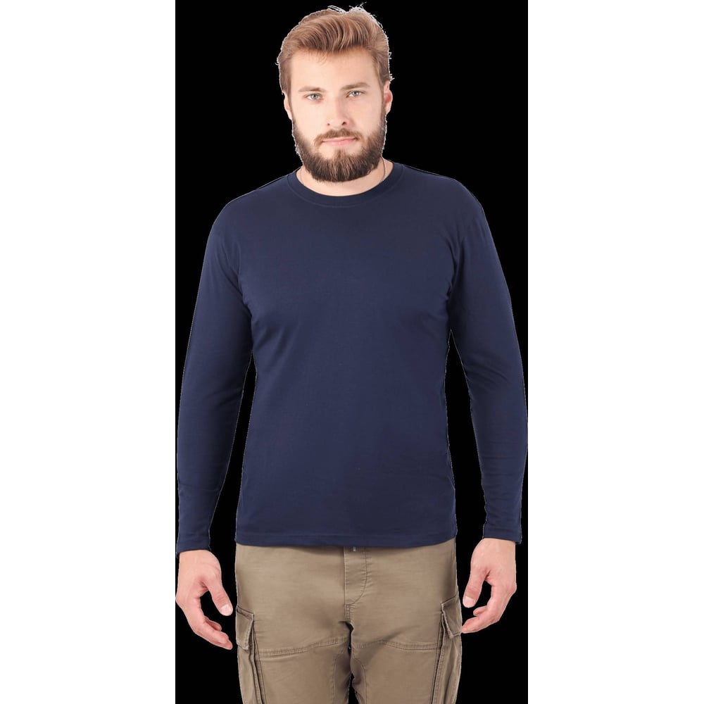 Изображение товара Футболка ГК Спецобъединение длинный рукав т/синяя 160 г/м2 (136-140 (5XL)), Бел 053.01/136