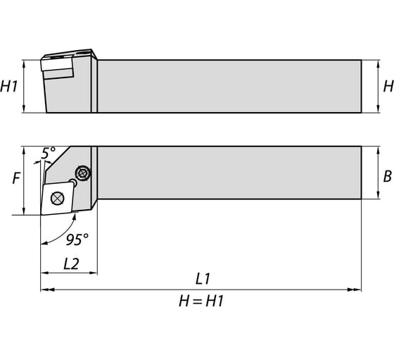 Изображение товара Державка токарная PCLNR3232P12 NORGAU 020014114