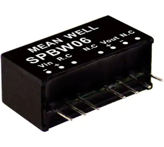 Изображение товара Преобразователь Mean Well DC-DC SPBW06F-03 5 Вт Т02670536