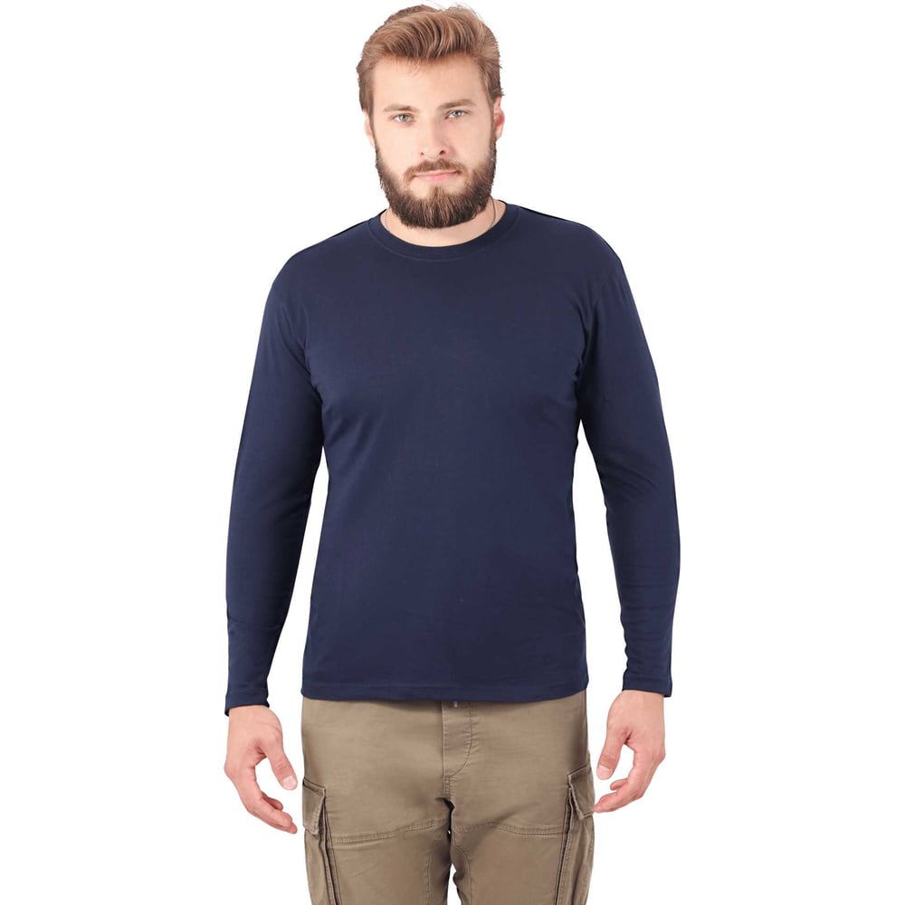 Изображение товара Футболка ГК Спецобъединение длинный рукав т/синяя 160 г/м2 (120-124 (3XL)), Бел 053.01/120